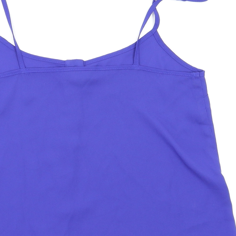 Topshop  Womens Blue   Basic T-Shirt Size 6
