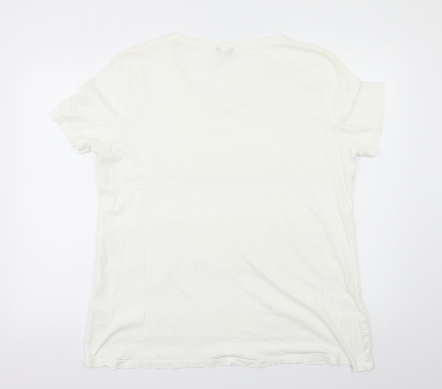 Roman Womens White   Basic T-Shirt Size 18