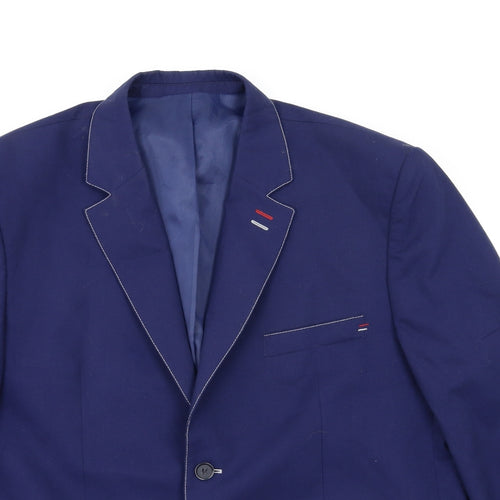 Bruno Zinger  Mens Blue   Jacket Blazer Size 40