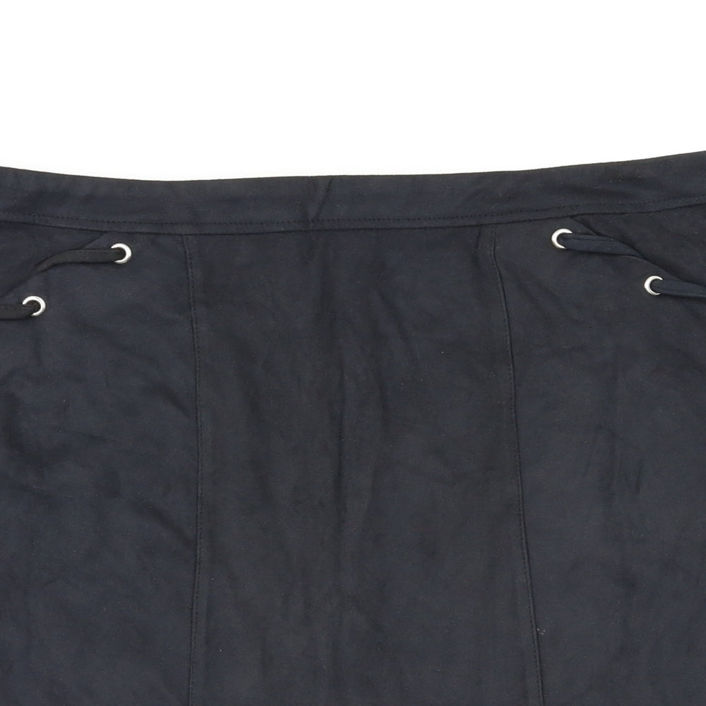 George  Womens Black   A-Line Skirt Size 16