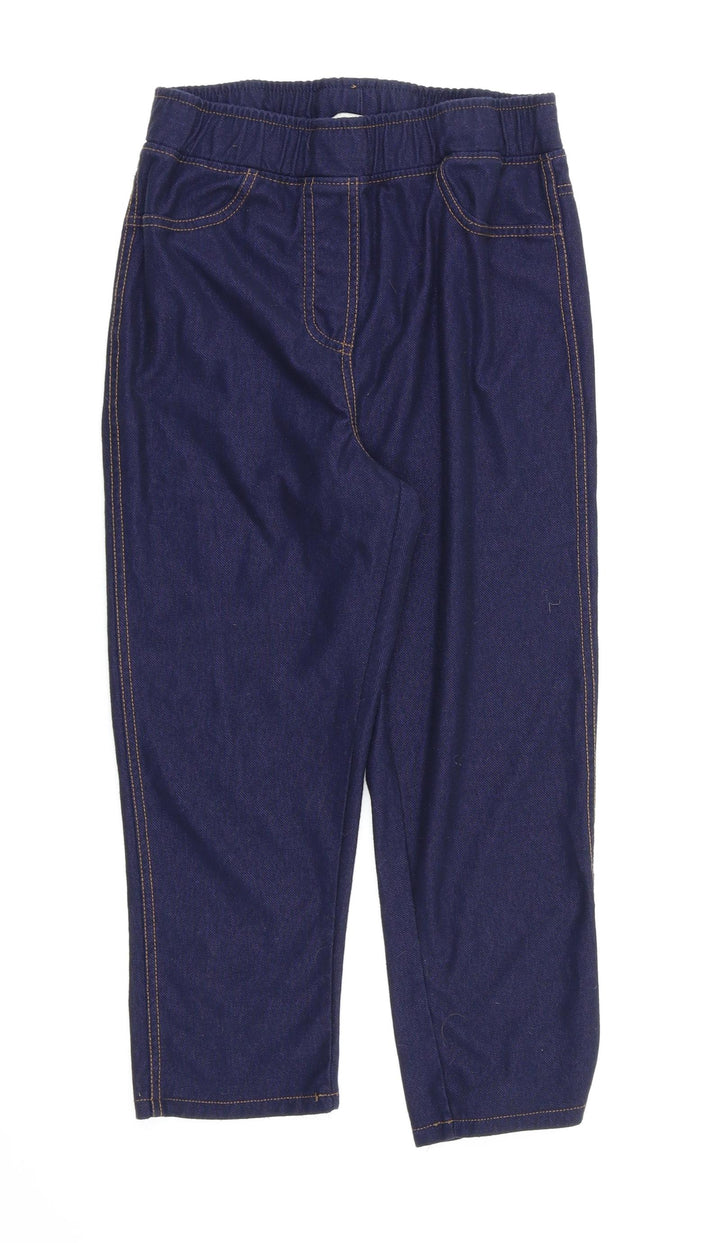 Payapa Girls Blue Ikat  Jegging Trousers Size 10-11 Years