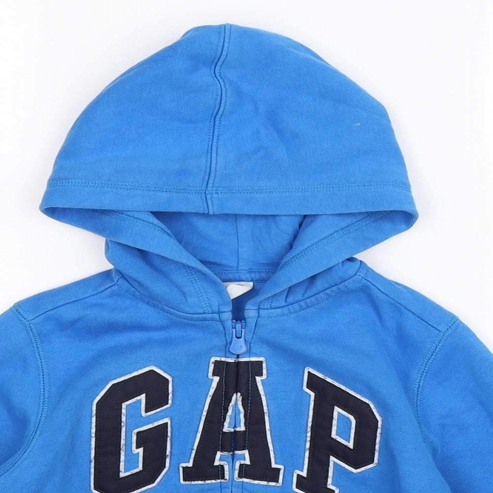 Gap Boys Blue   Full Zip Hoodie Size 5 Years