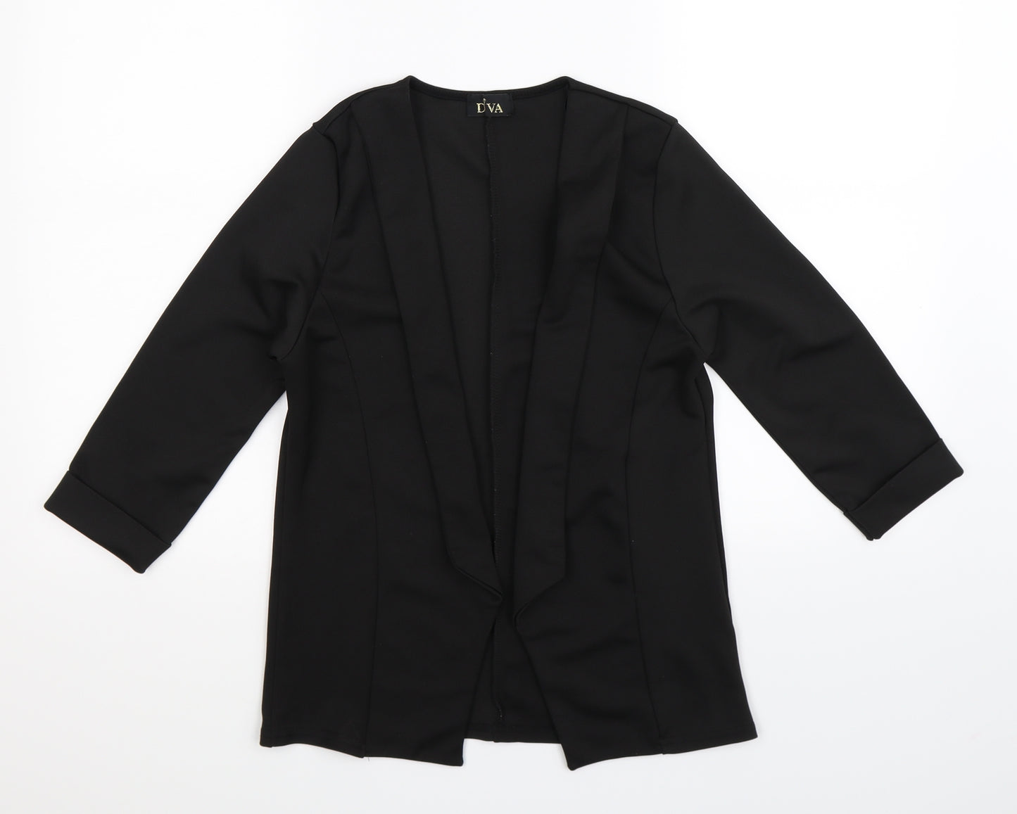 Diva Womens Black   Jacket Blazer Size 12