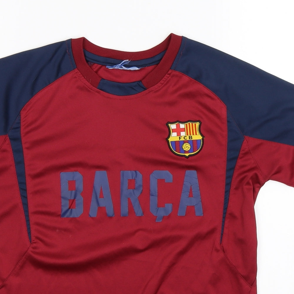 FC Barcelona Boys Multicoloured   Jersey T-Shirt Size M