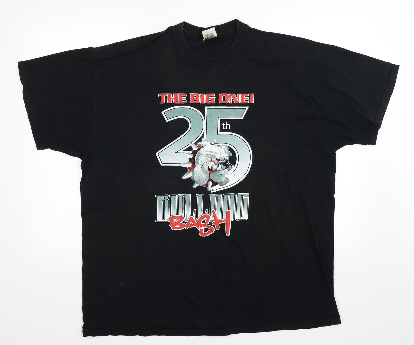 Fruit of the Loom Mens Black    T-Shirt Size 2XL