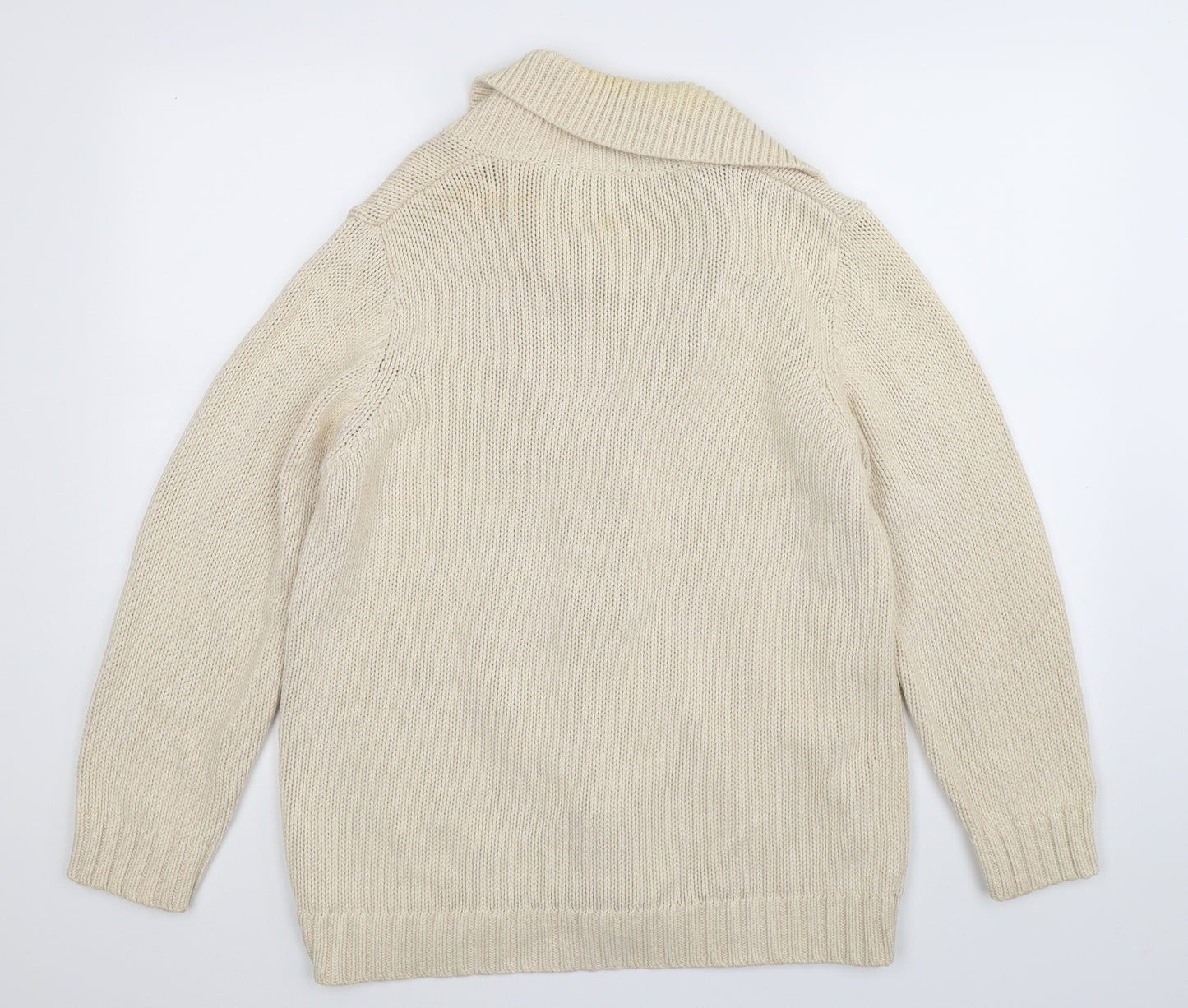 BHS Womens White  Knit Cardigan Jumper Size 20