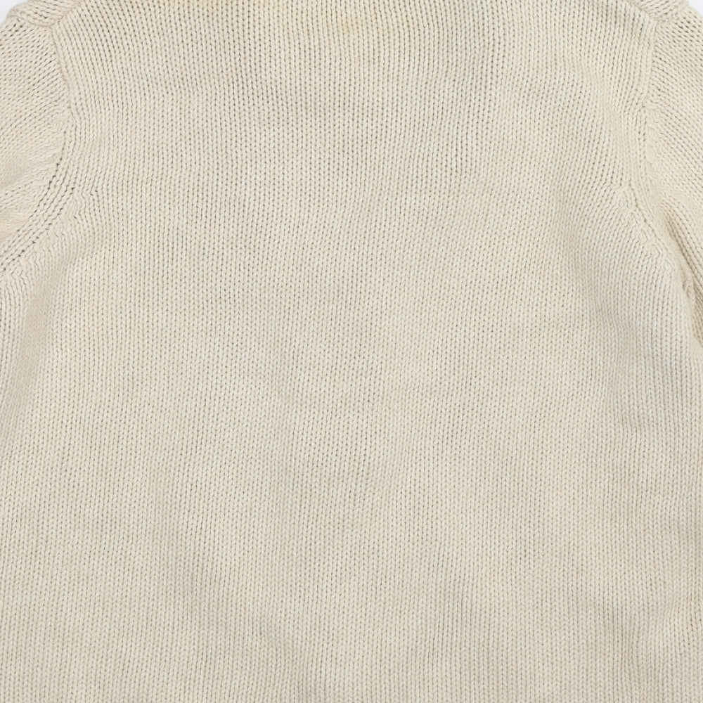 BHS Womens White  Knit Cardigan Jumper Size 20