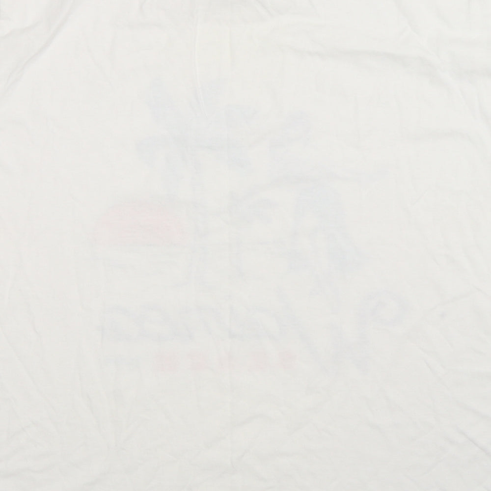 Easy Mens White    T-Shirt Size 2XL