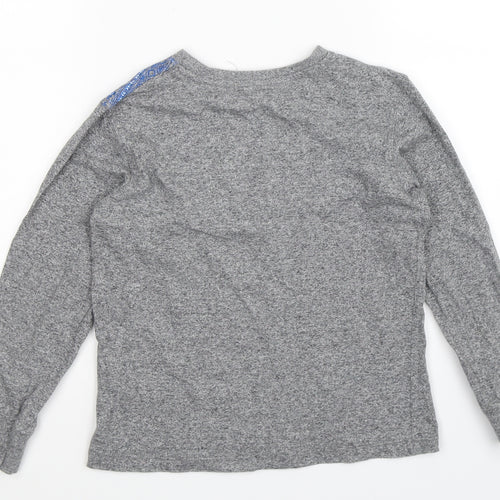 Matalan Boys Grey Geometric  Basic T-Shirt Size 6-7 Years