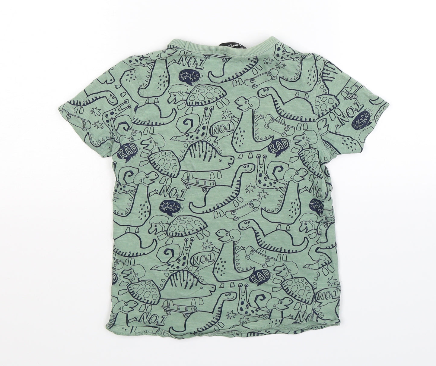 George Boys Green   Basic T-Shirt Size 3-4 Years