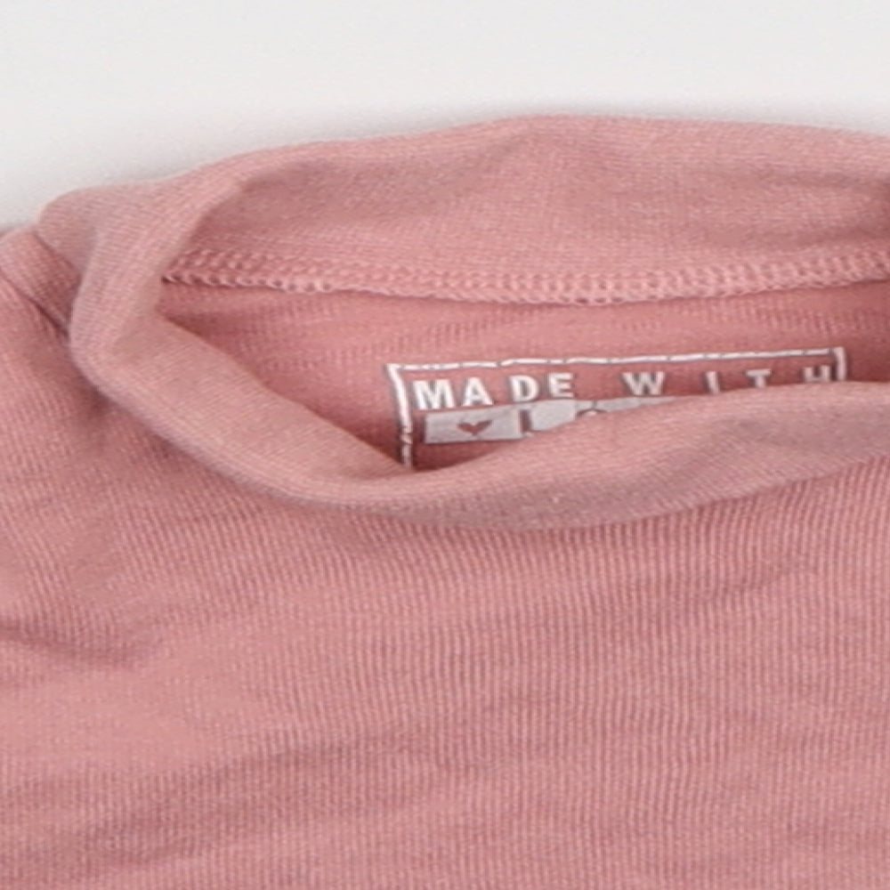 Primark Girls Pink   Cropped T-Shirt Size 0-3 Months