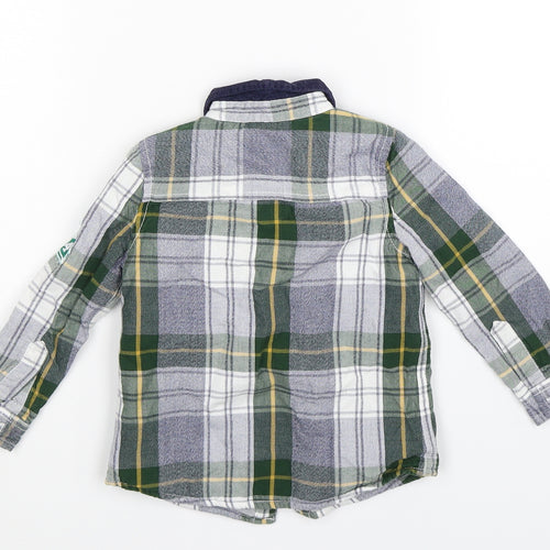 Marks and Spencer Boys Multicoloured Check  Basic Button-Up Size 18-24 Months