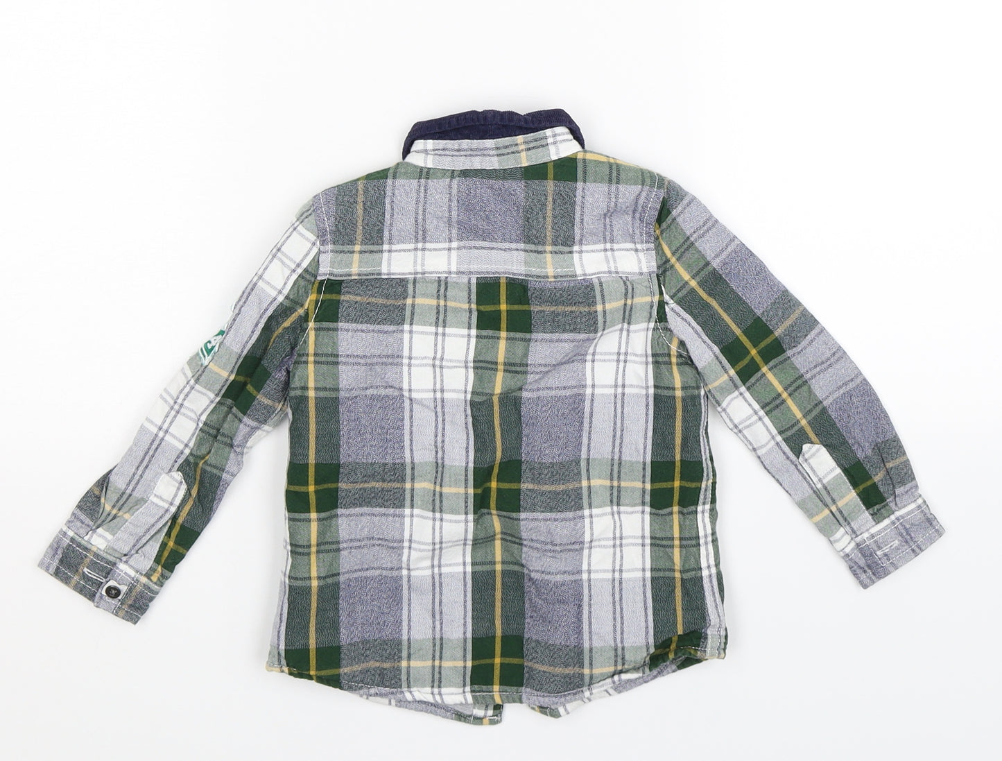 Marks and Spencer Boys Multicoloured Check  Basic Button-Up Size 18-24 Months
