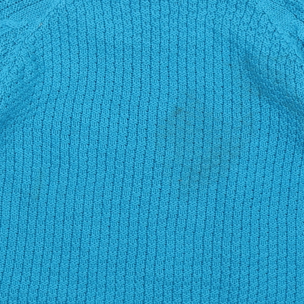 River Island Girls Blue  Knit Pullover Jumper Size 7-8 Years