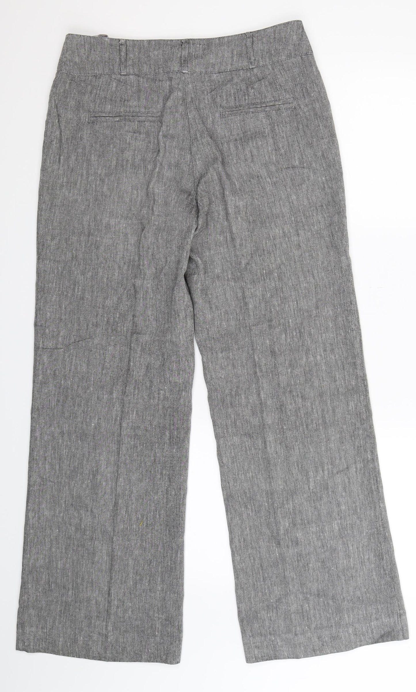 Per Una Womens Grey   Trousers  Size 10 L30 in