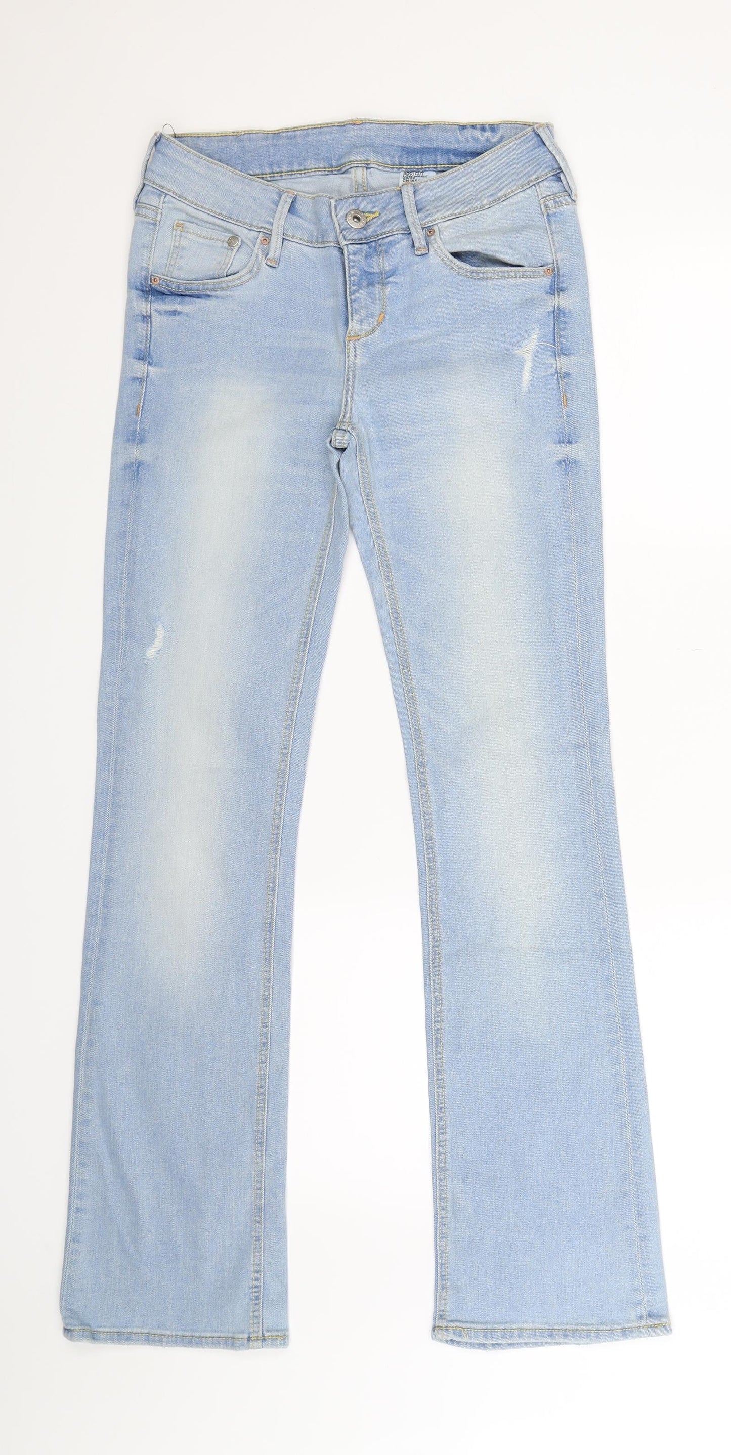 H&M Womens Blue  Denim Bootcut Jeans Size 28 in L32 in
