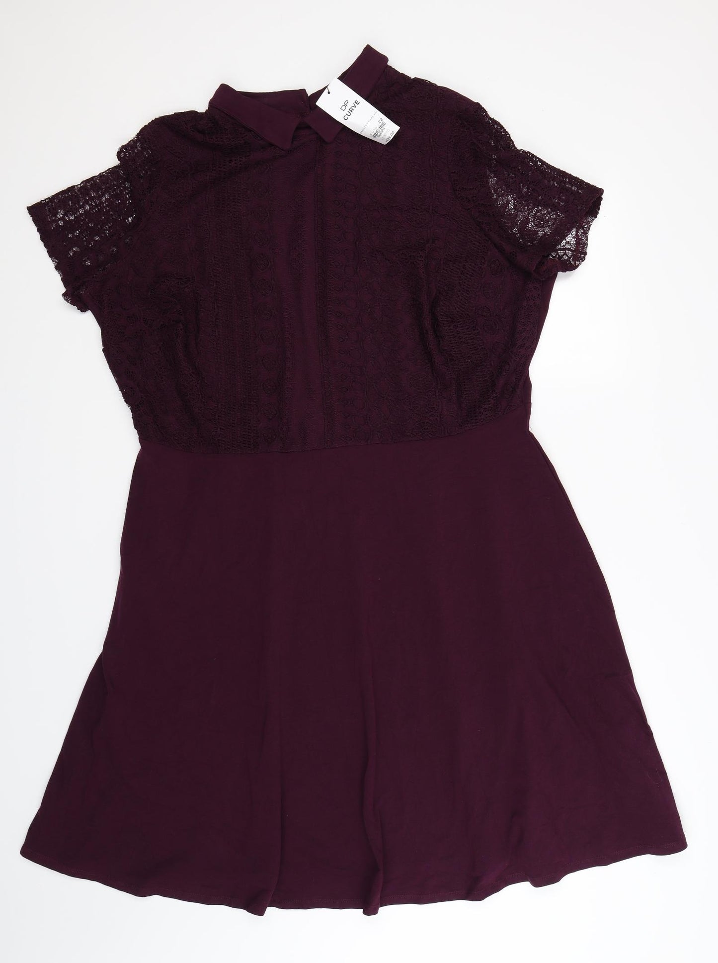 Dorothy Perkins Womens Purple   Fit & Flare  Size 22