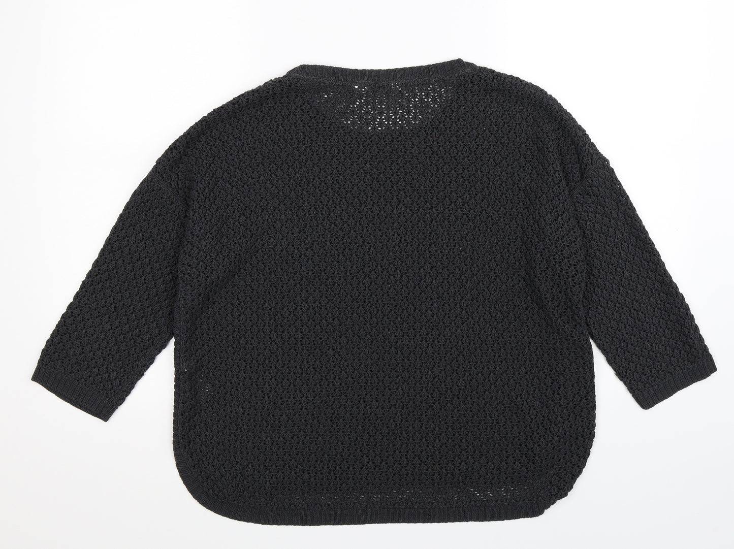 Fat Face Womens Grey  Knit Pullover Jumper Size 18