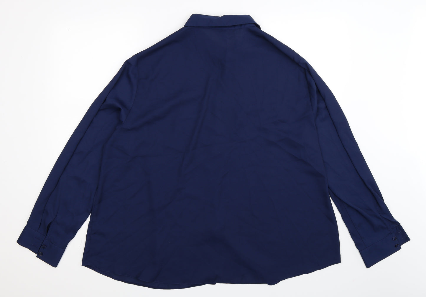 ASOS Womens Blue   Basic Button-Up Size 22