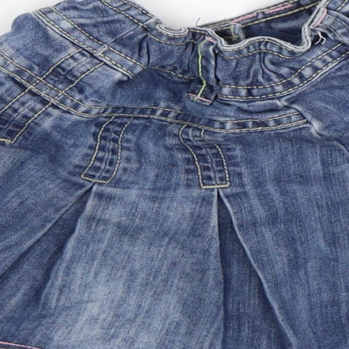 NEXT Girls Blue  Denim Flare Skirt Size 3 Years
