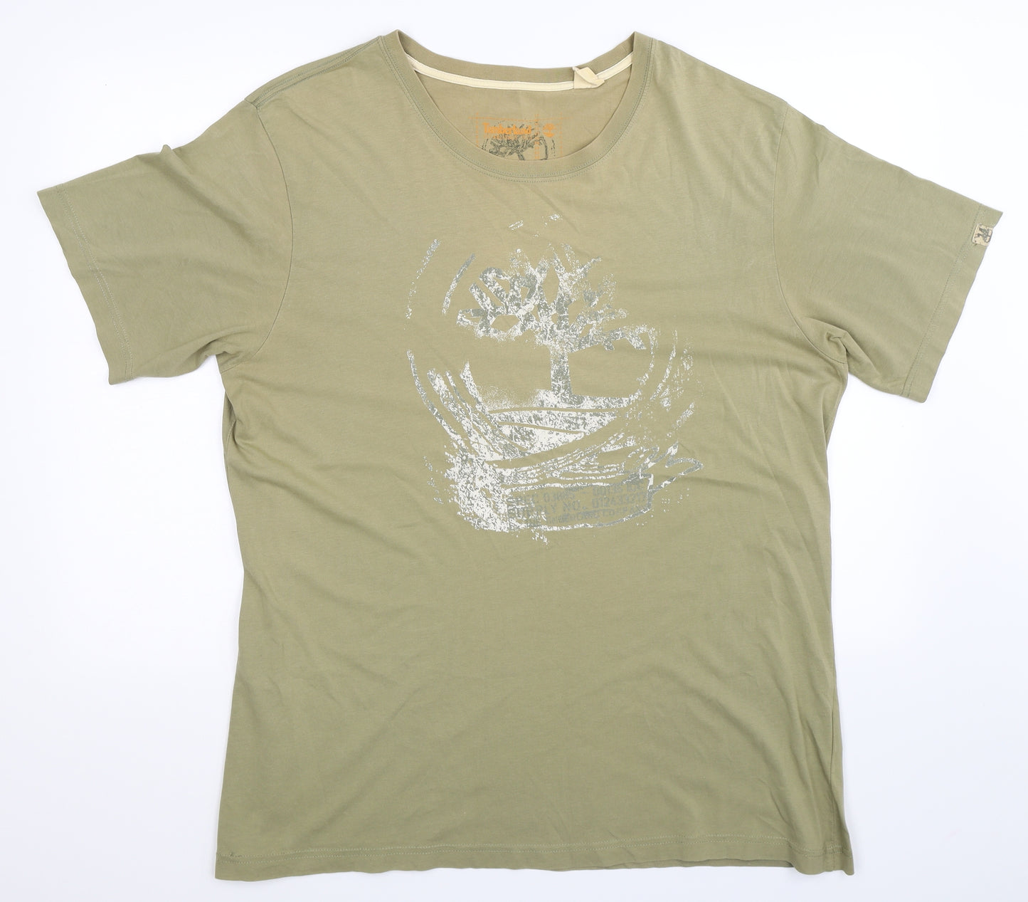 Timberland Mens Green    T-Shirt Size 2XL