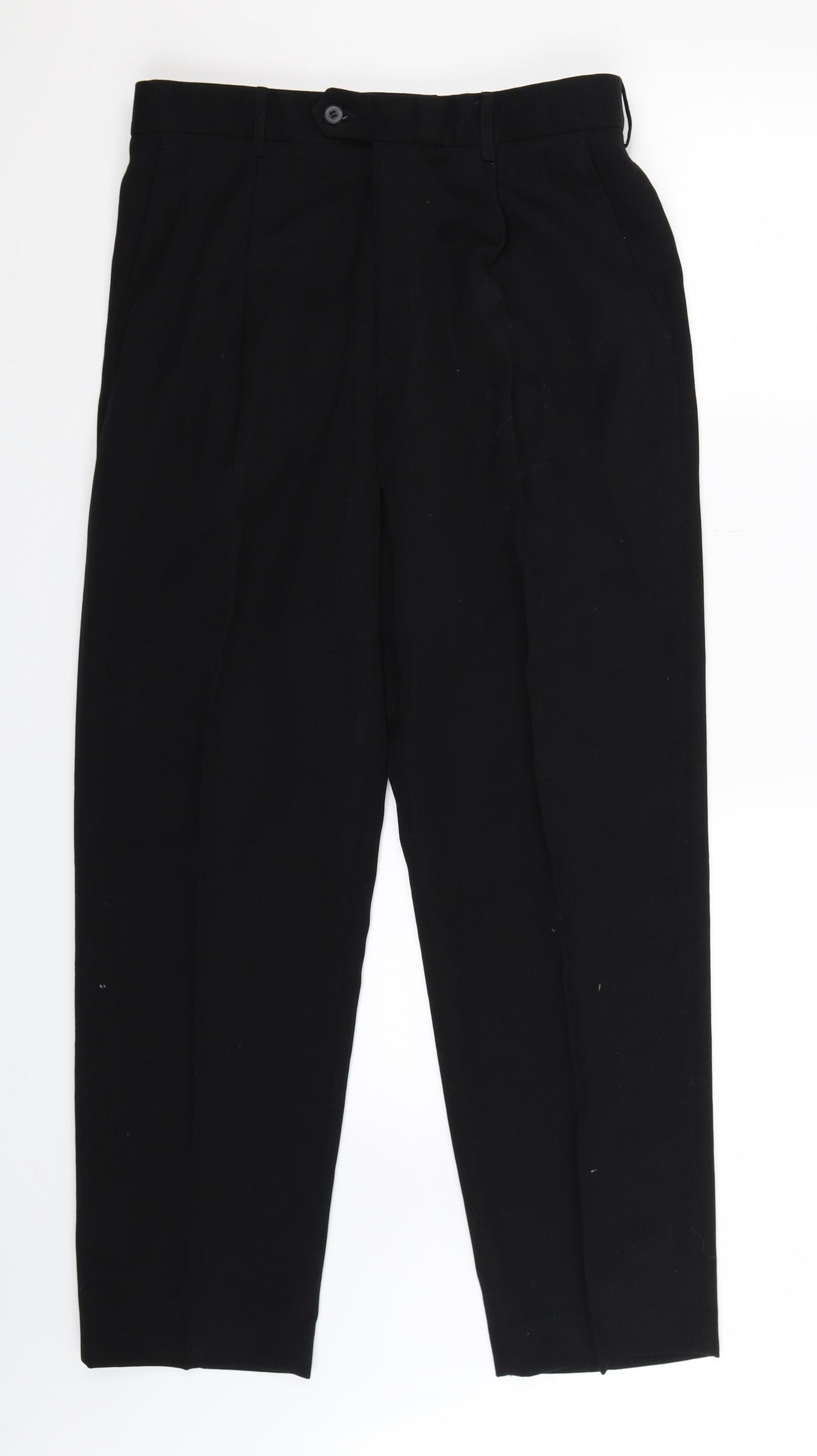 BHS Mens Black   Dress Pants Trousers Size 32 L29 in