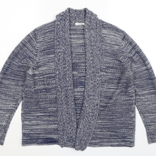 Marks and Spencer Womens Blue  Knit Cardigan Jumper Size 14