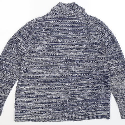 Marks and Spencer Womens Blue  Knit Cardigan Jumper Size 14