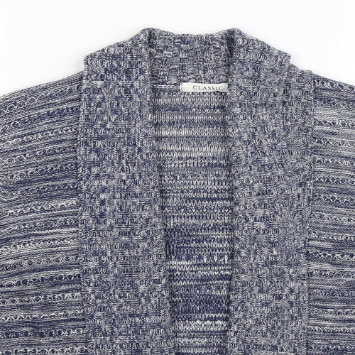 Marks and Spencer Womens Blue  Knit Cardigan Jumper Size 14