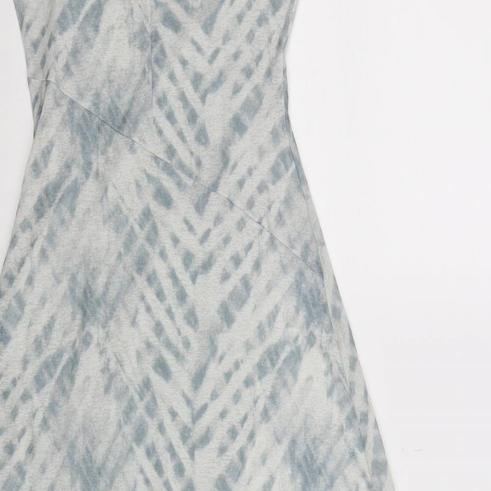 Topshop Womens Grey   Fit & Flare  Size 6