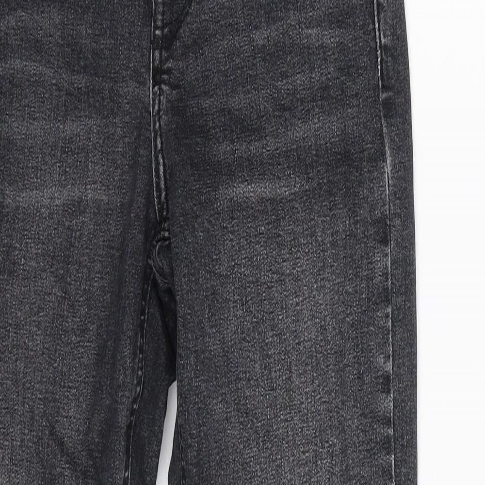 Topshop Womens Grey  Denim Skinny Jeans Size 25 in L25 in
