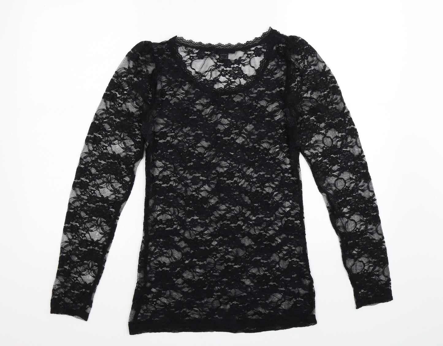 Bozzolo Womens Black   Basic Blouse Size M