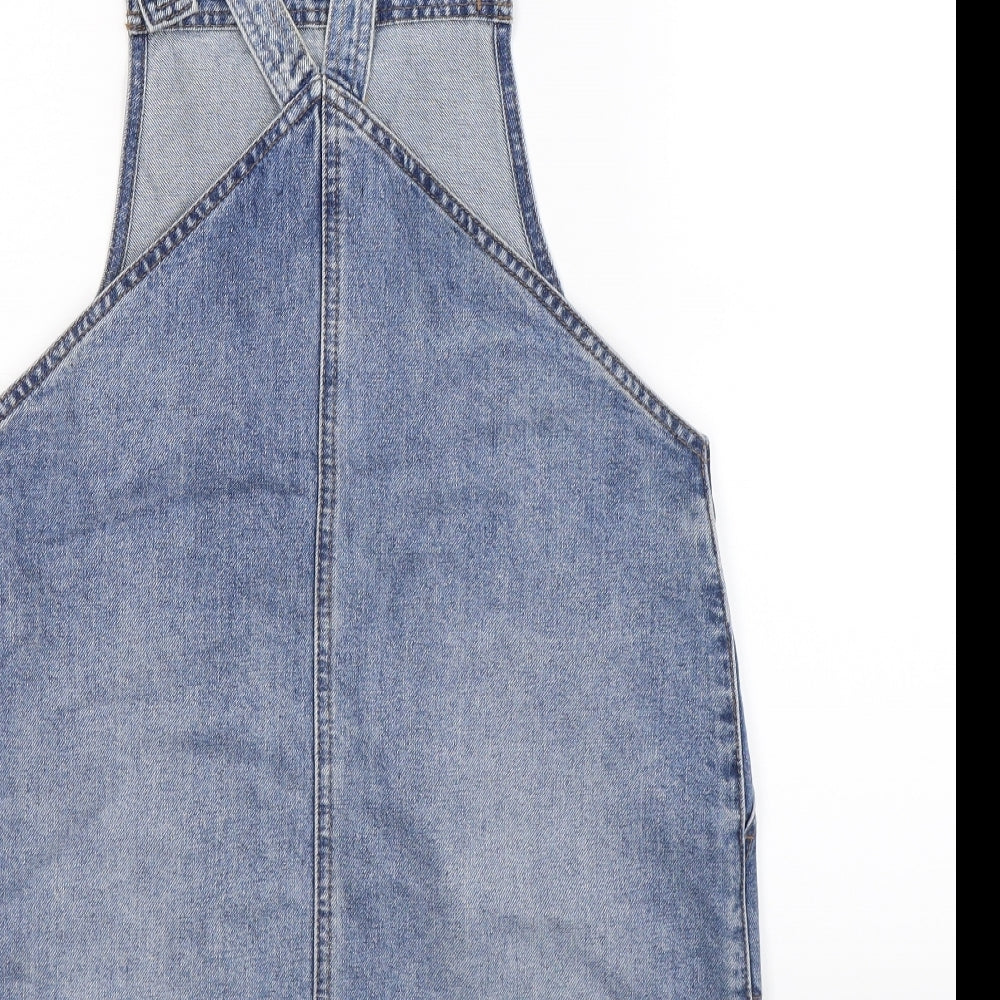 Matalan Womens Blue  Denim Mini  Size 10  - Dungaree