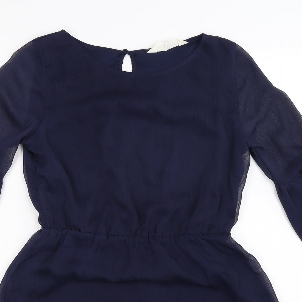 H&M Girls Blue   Shift  Size 11-12 Years