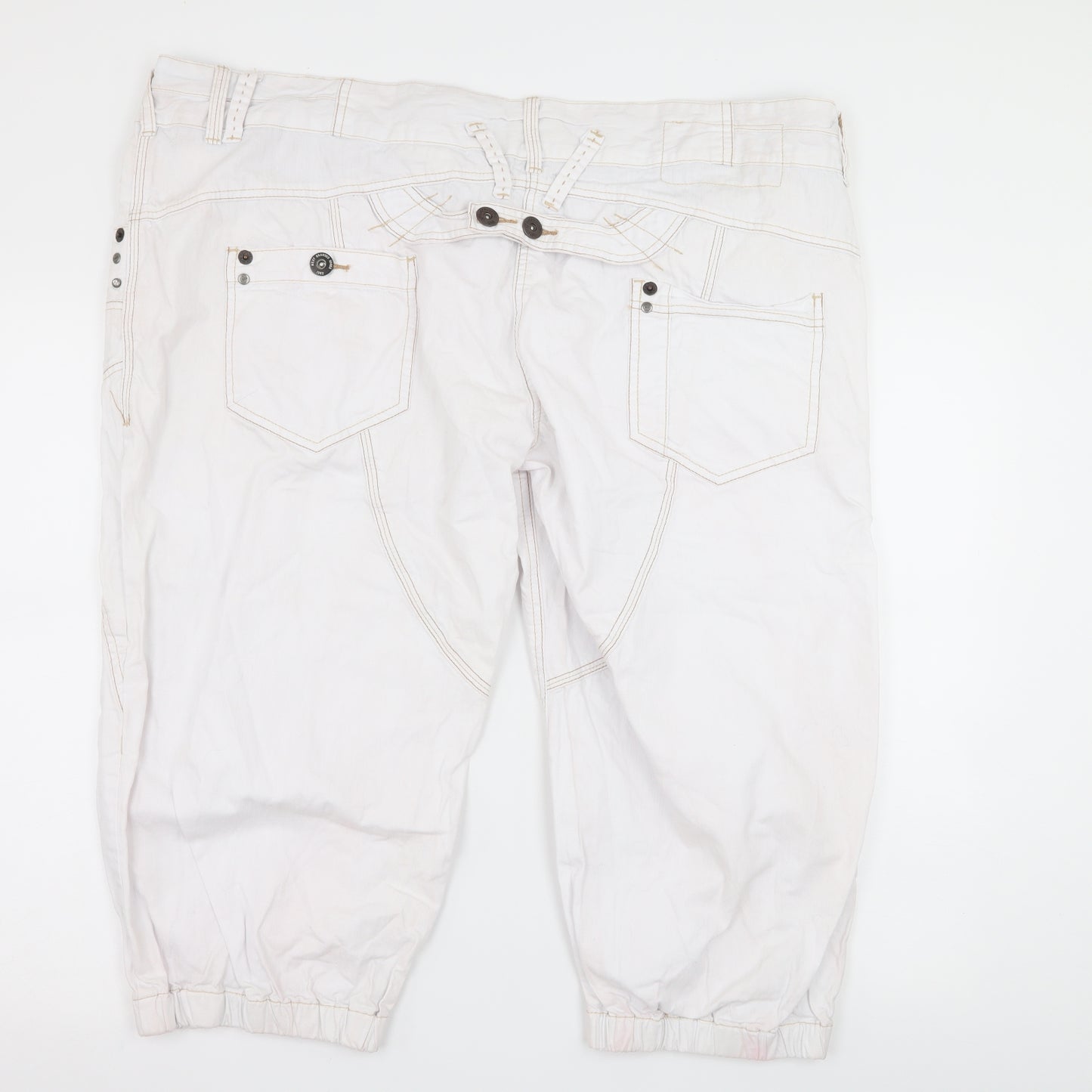 NEXT Womens White   Cropped Jeans Size 24 L20 in