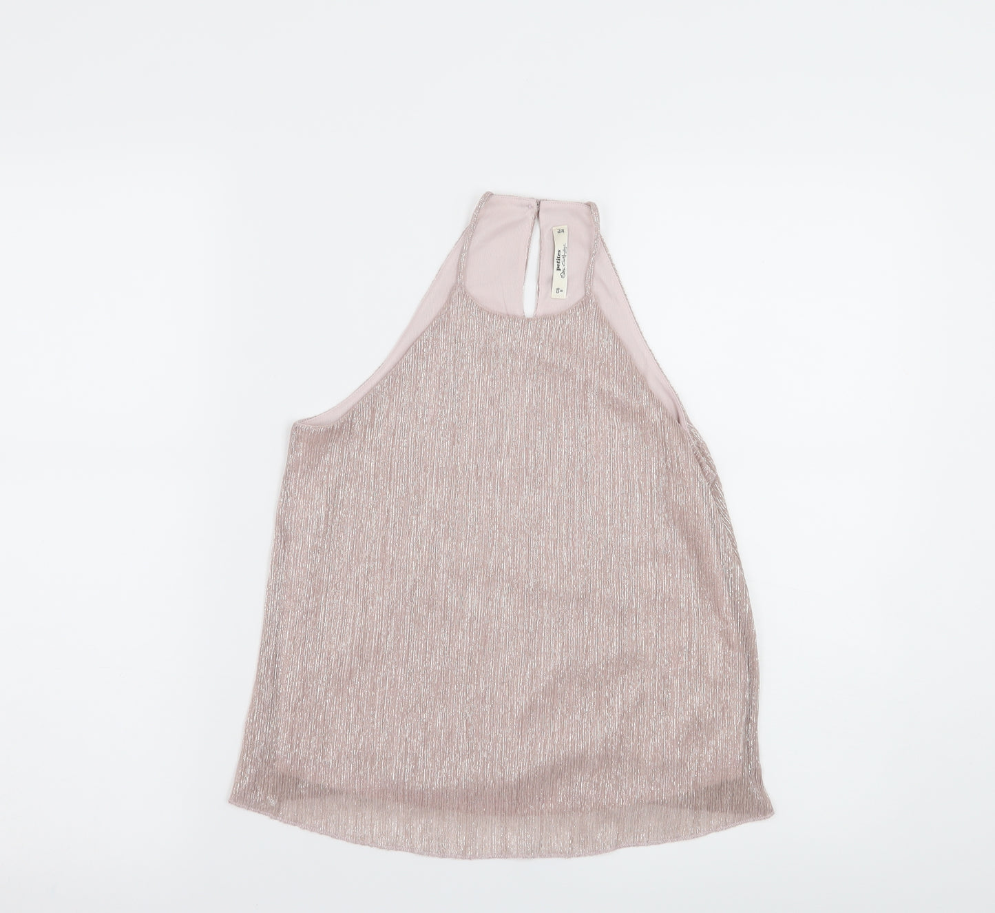 Womens Pink   Basic Tank Size 8