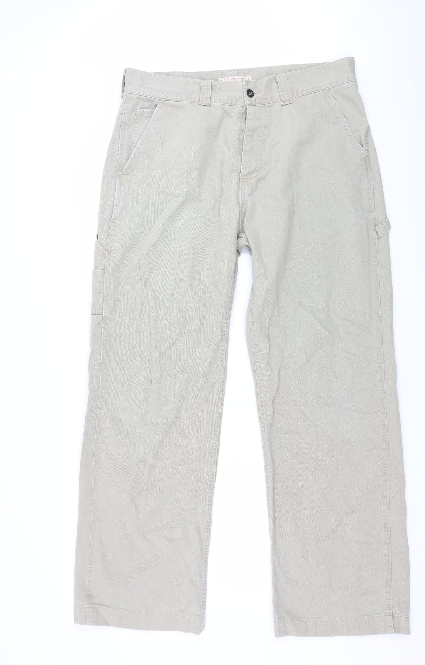 Levi's Mens Brown   Cargo Trousers Size XL L30 in