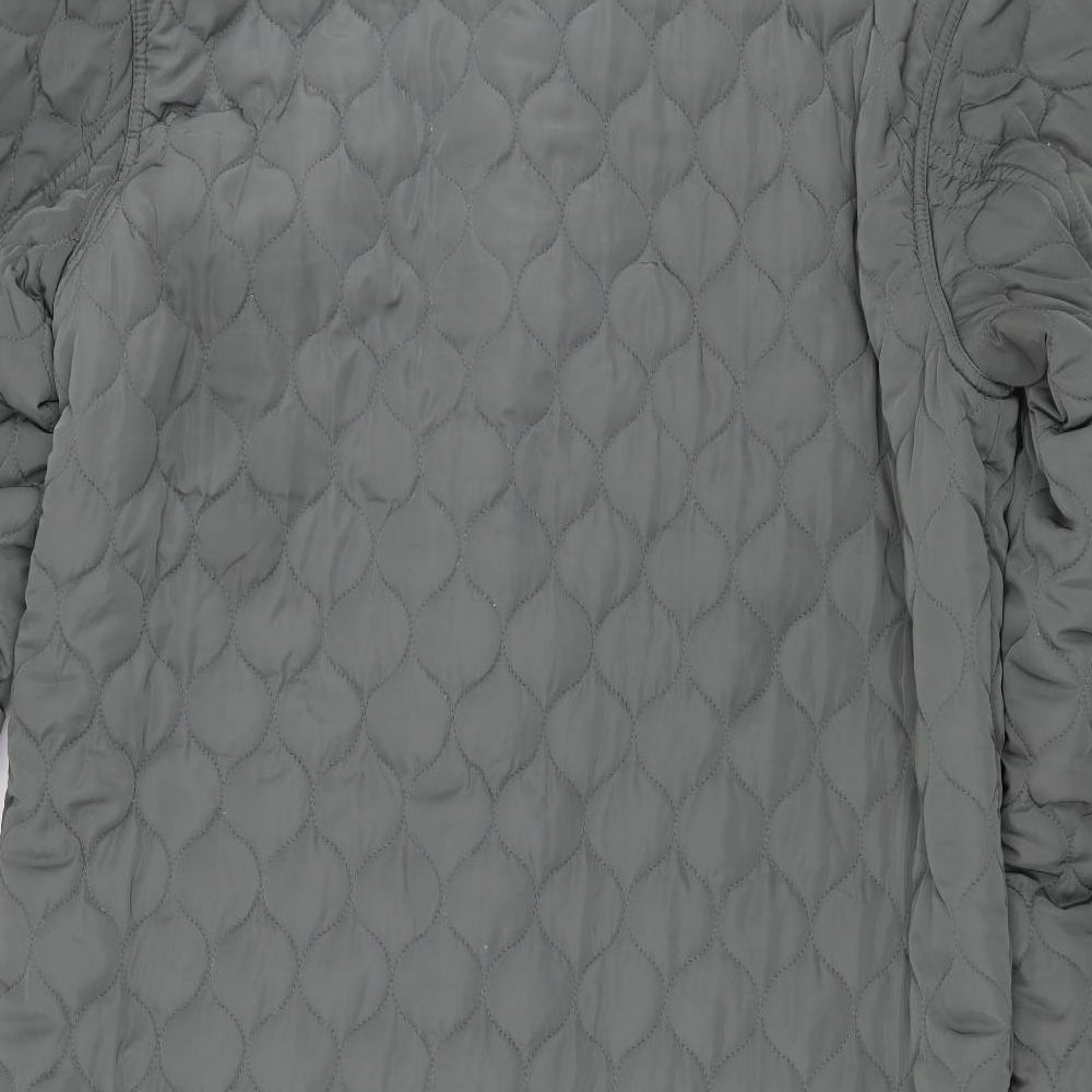 Firetrap Mens Green   Quilted Coat Size L