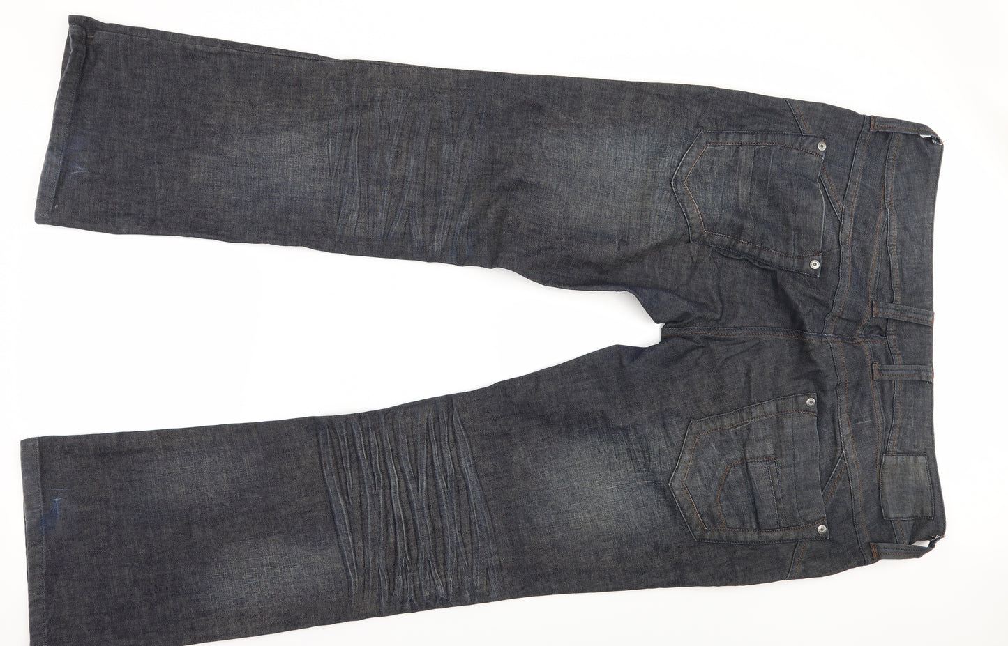 NEXT Mens Blue   Bootcut Jeans Size 20 L32 in