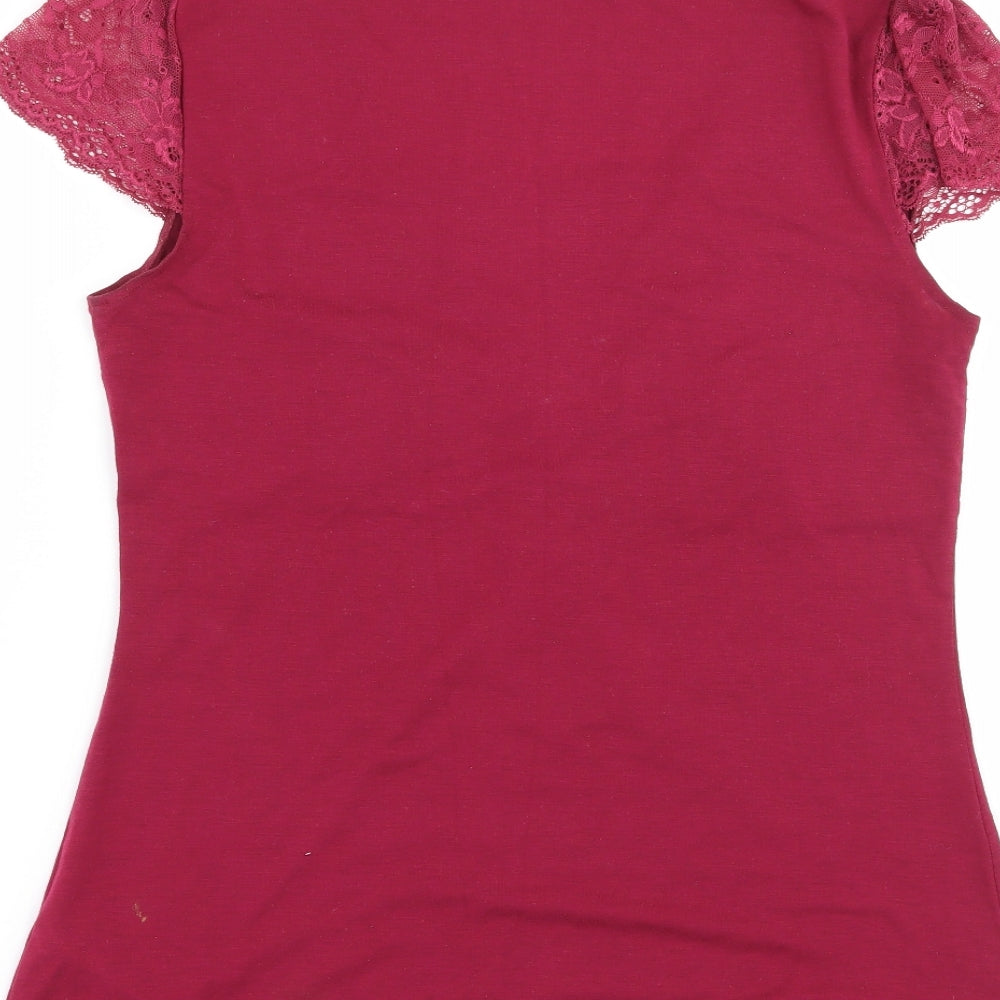 George Womens Pink   Basic T-Shirt Size 10