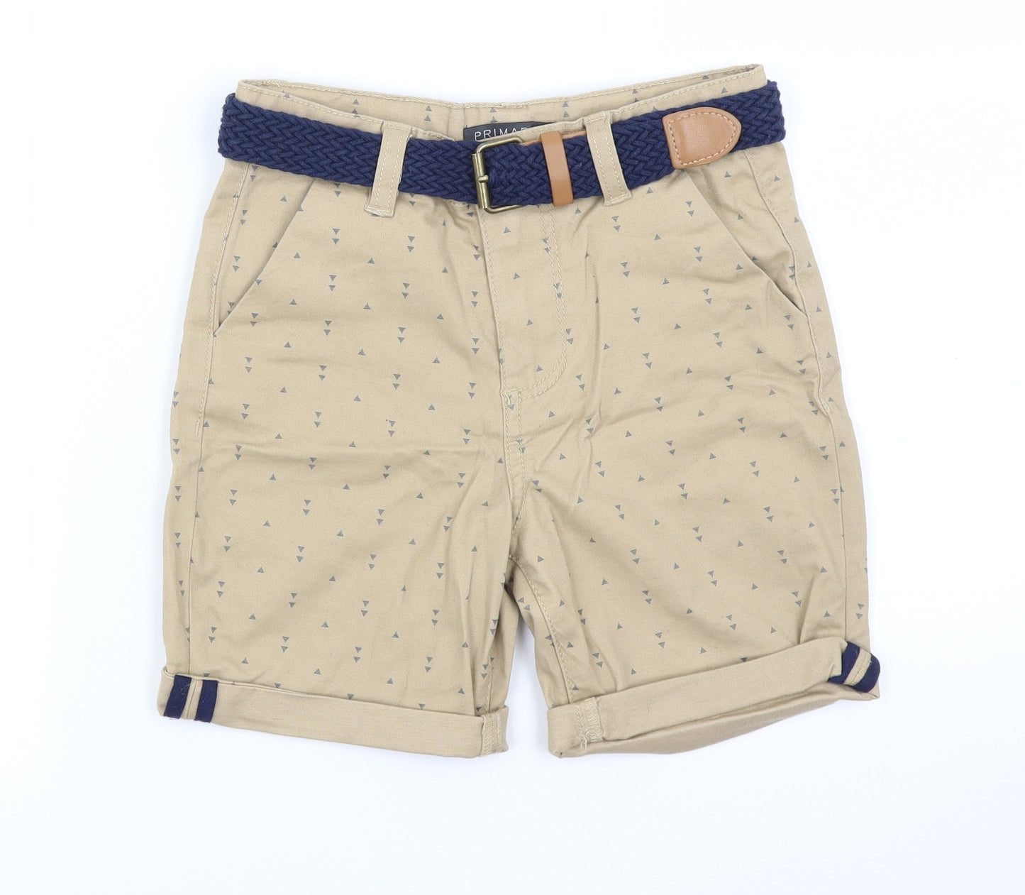 Primark Boys Beige   Chino Shorts Size 6-7 Years