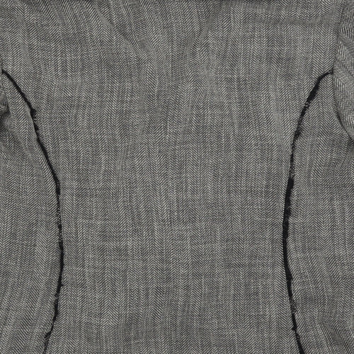Rosie's Womens Grey Herringbone  Jacket Blazer Size 14