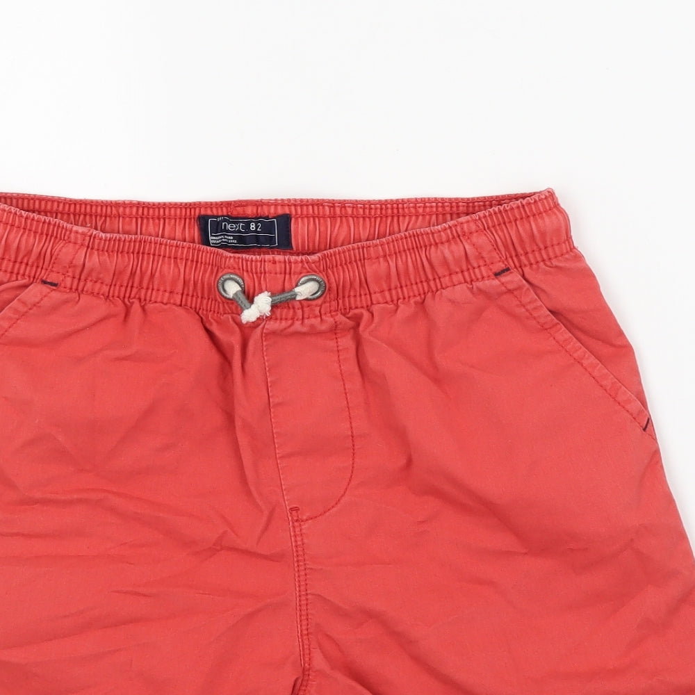 NEXT Boys Orange   Bermuda Shorts Size 10 Years - Drawstring