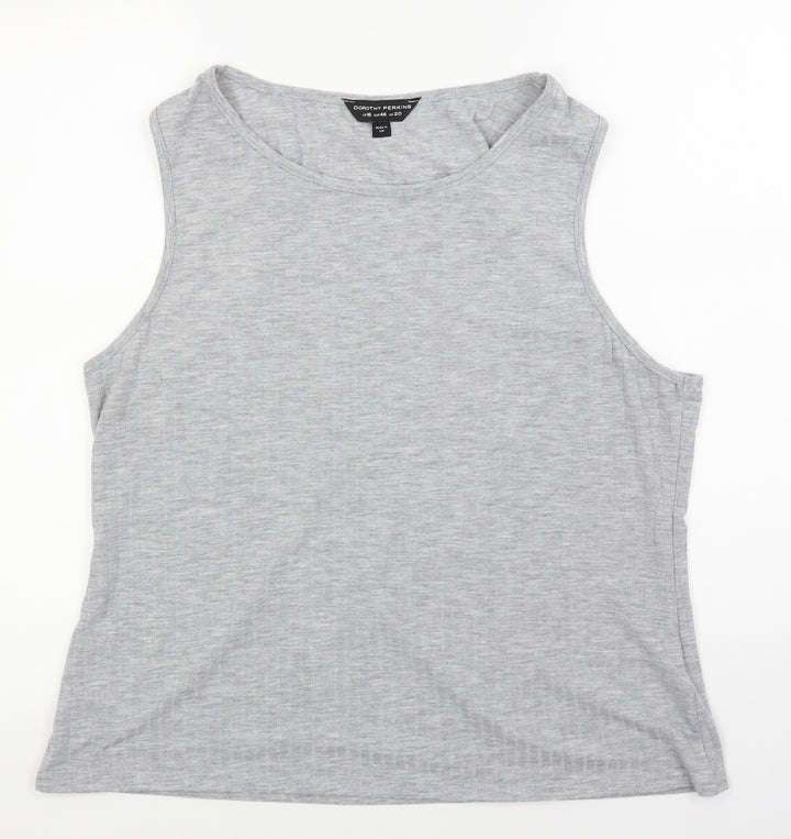 Dorothy Perkins Mens Grey Basic Tank Size 20