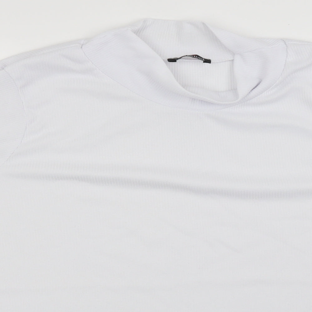 Yours Womens White   Basic T-Shirt Size 22