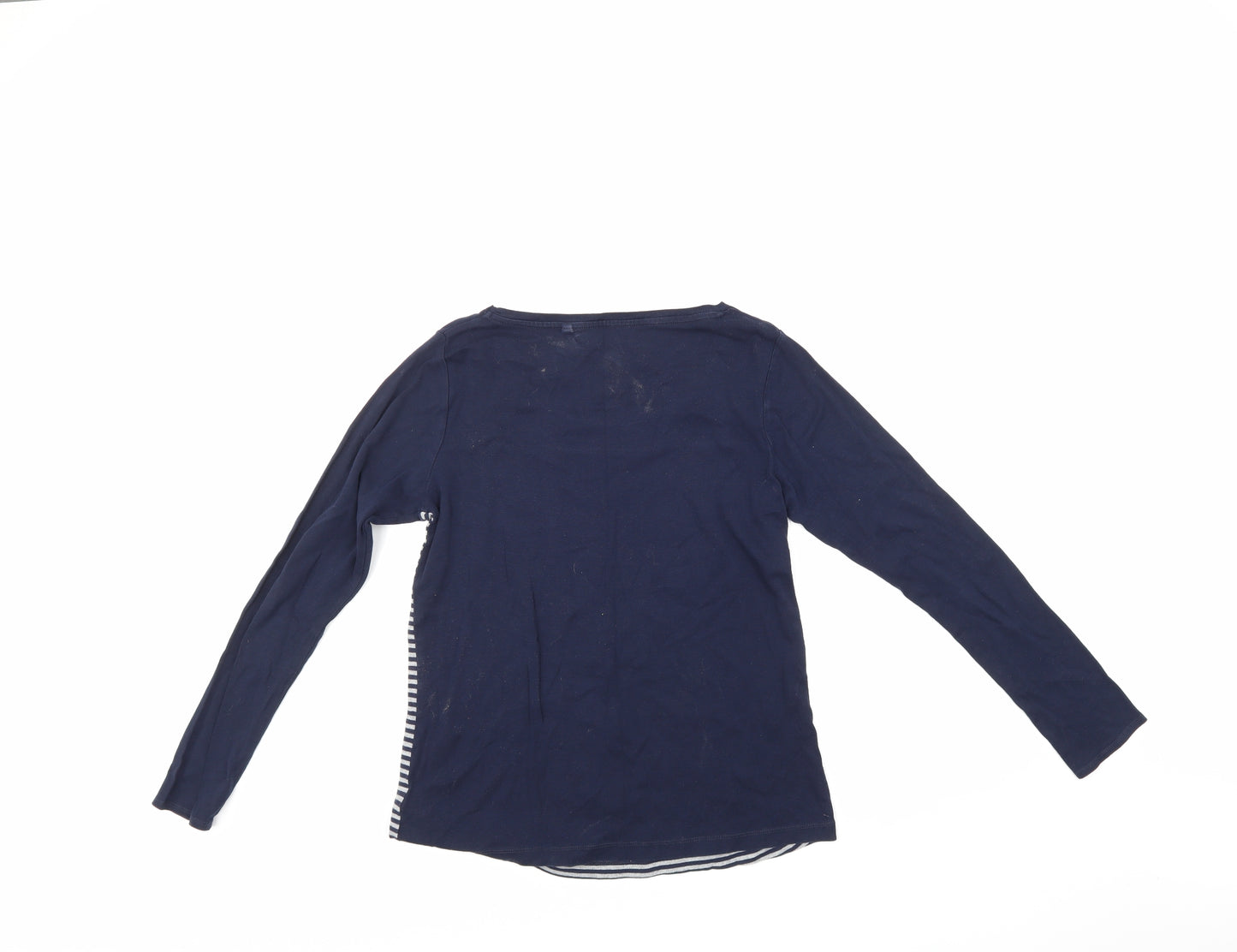 NEXT Womens Blue Striped  Pullover Jumper Size 16