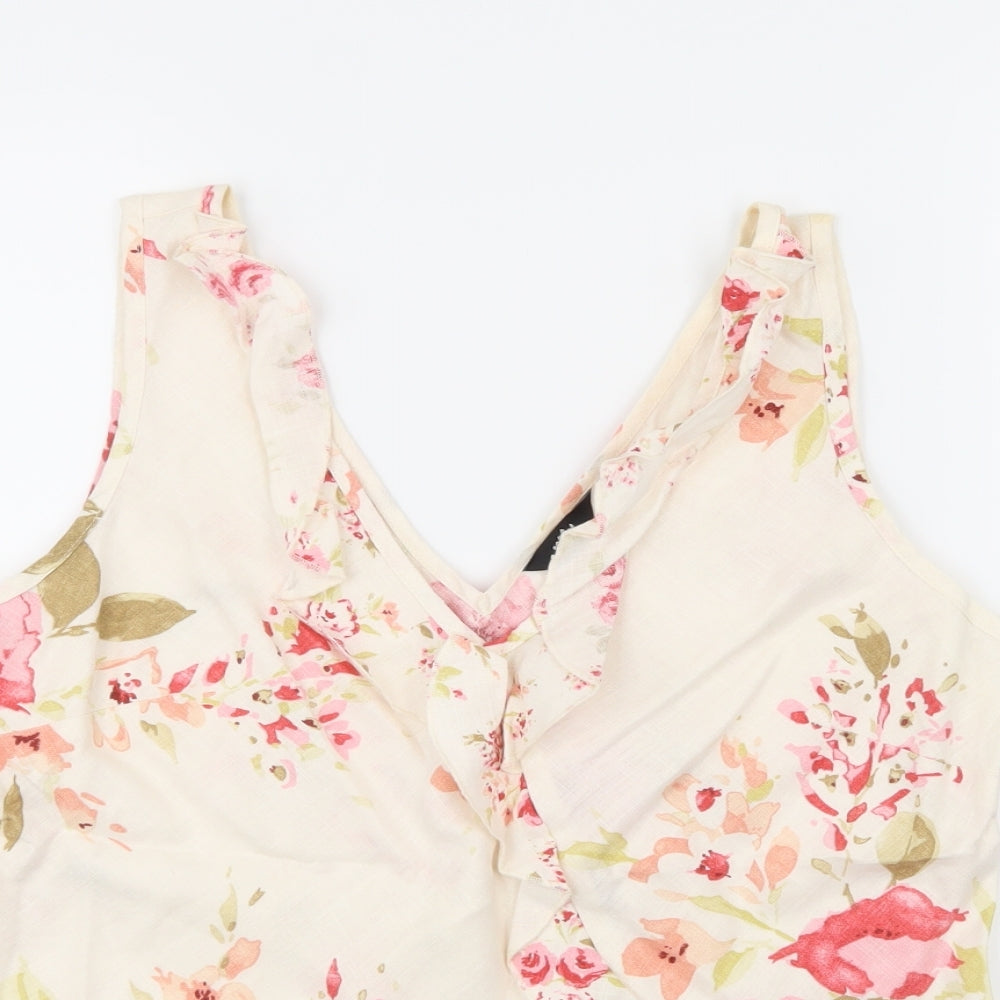 Per Una Womens Multicoloured Floral  Basic Blouse Size 16