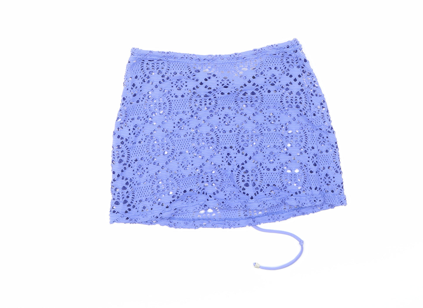 Preworn Womens Blue   Wrap Skirt