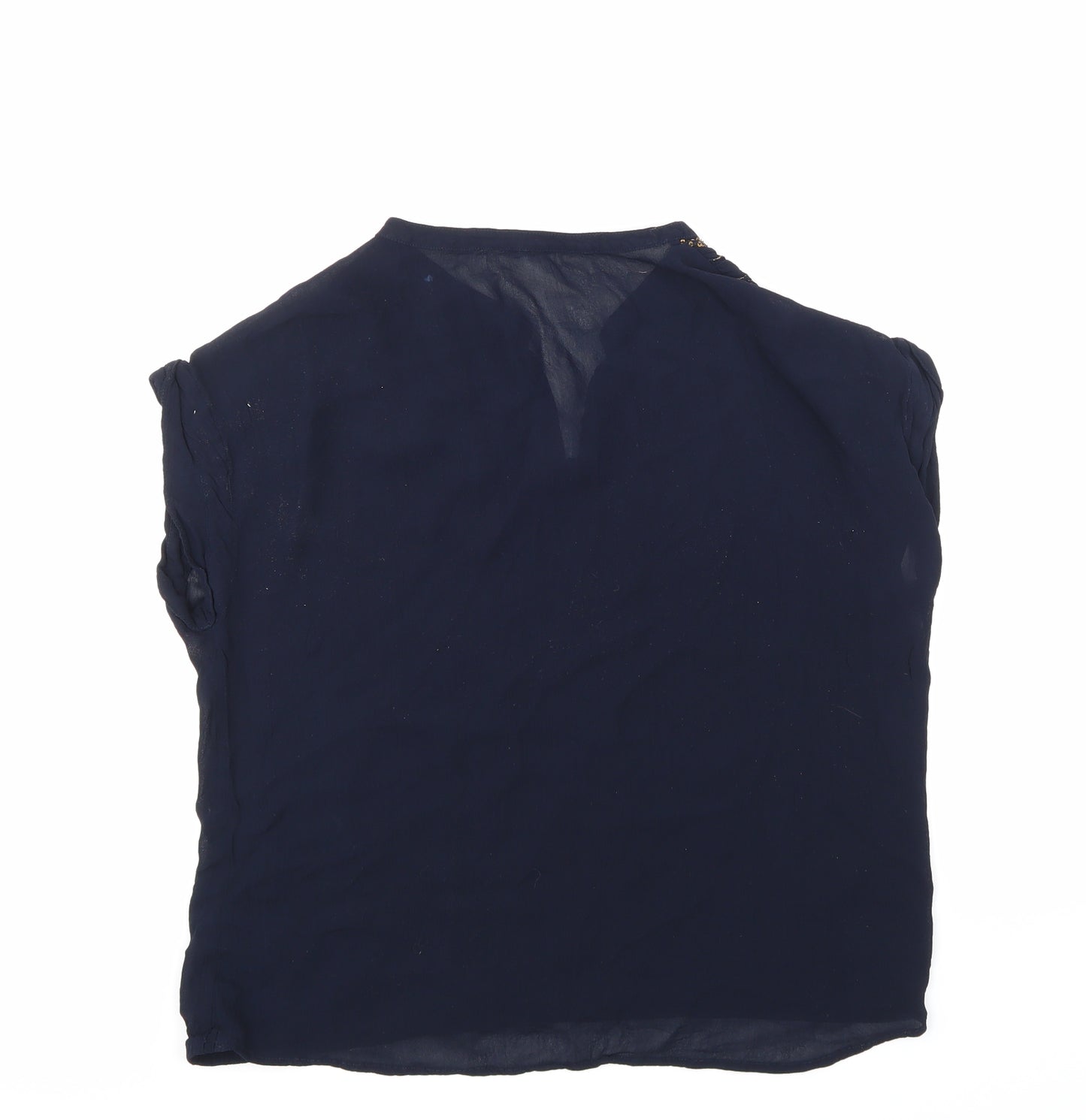 Preworn Womens Blue   Basic Blouse