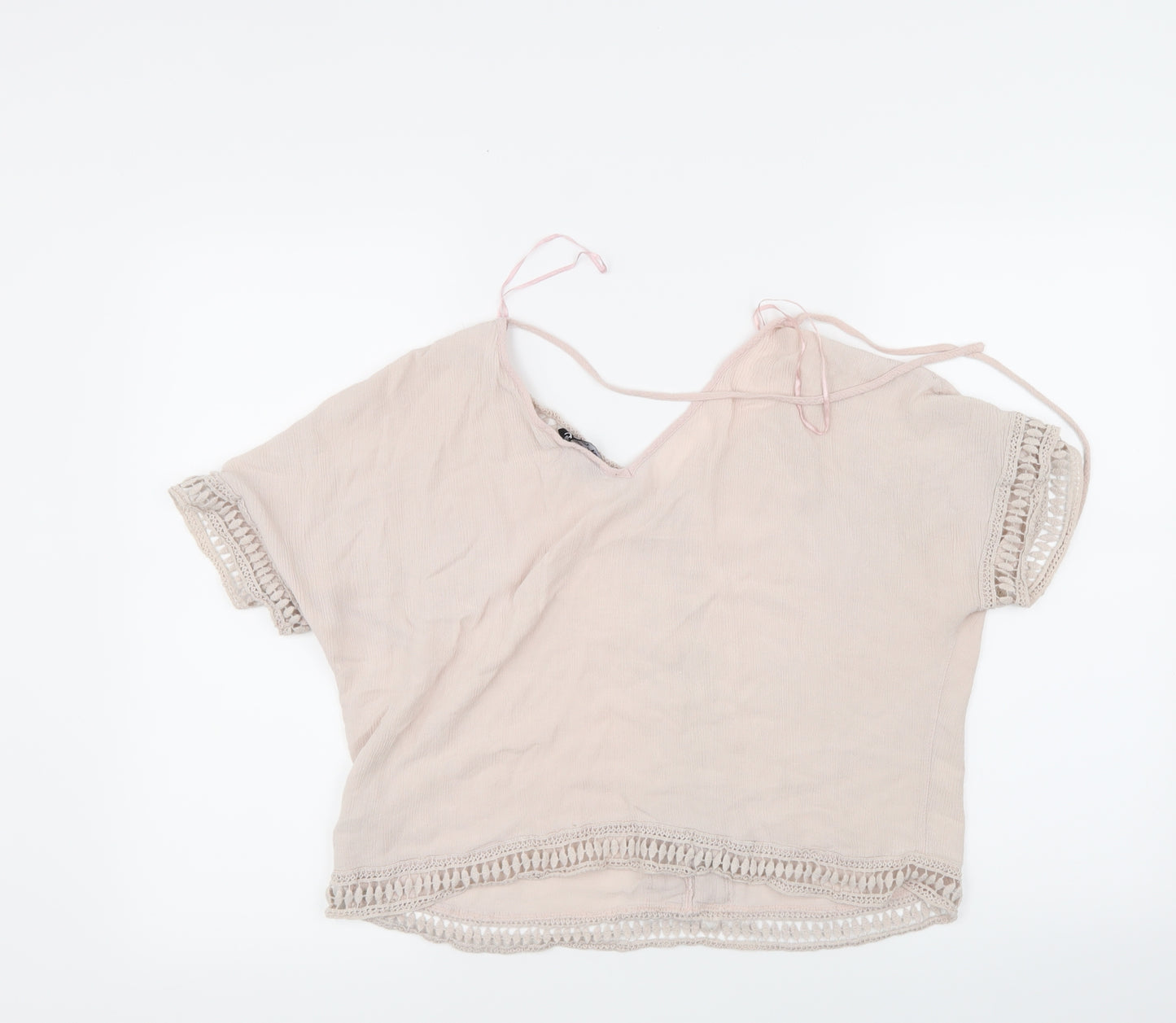 Select Womens Pink   Basic Blouse Size 12